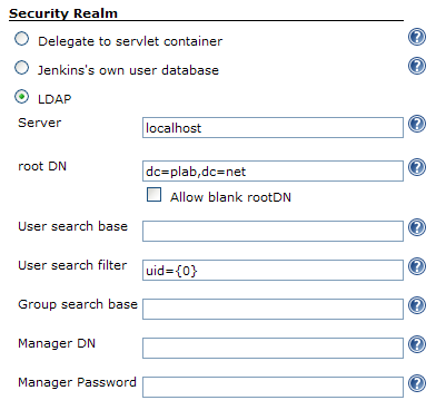 Jenkins Security Realm